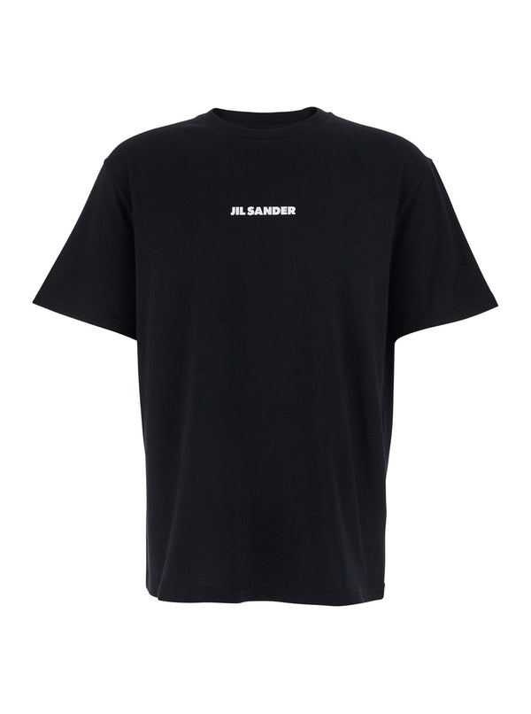 Crew Neck T-Shirt Black Cotton T-shirts