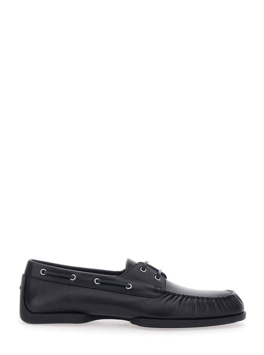 Loafers, Black Leather