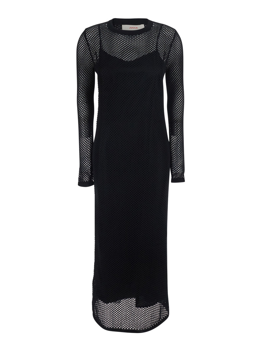 Dress V-Neck Black
