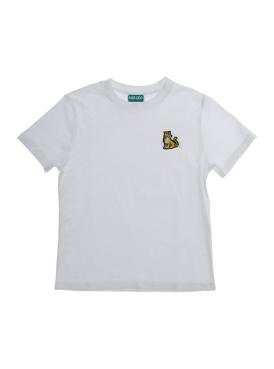 Crew Neck T-Shirt White Cotton T-shirts