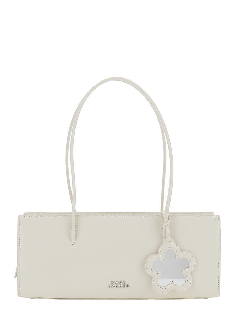 Shoulder Bag The Mirror Satchel White Leather Cow