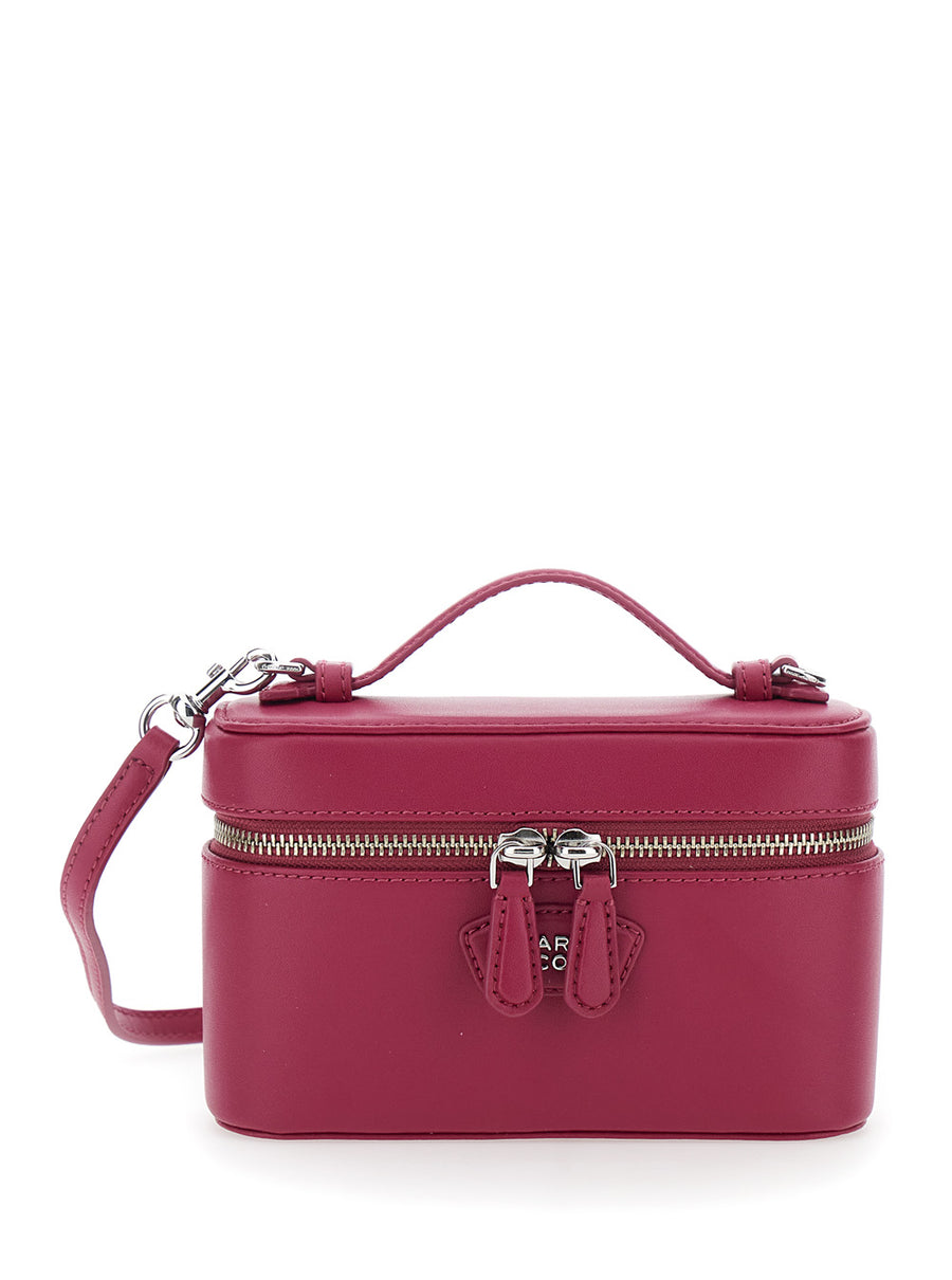 Shoulder Bag The Vanity Pink Leather Split Cow