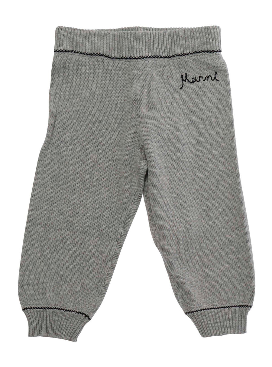 Baby Cotton Pants Grey Trousers