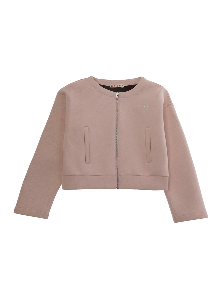 Girls Jacket Pink Cotton Blend Blazers