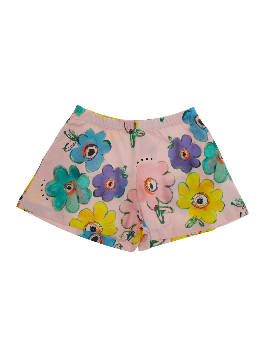Shorts Multicolour Floral Cotton