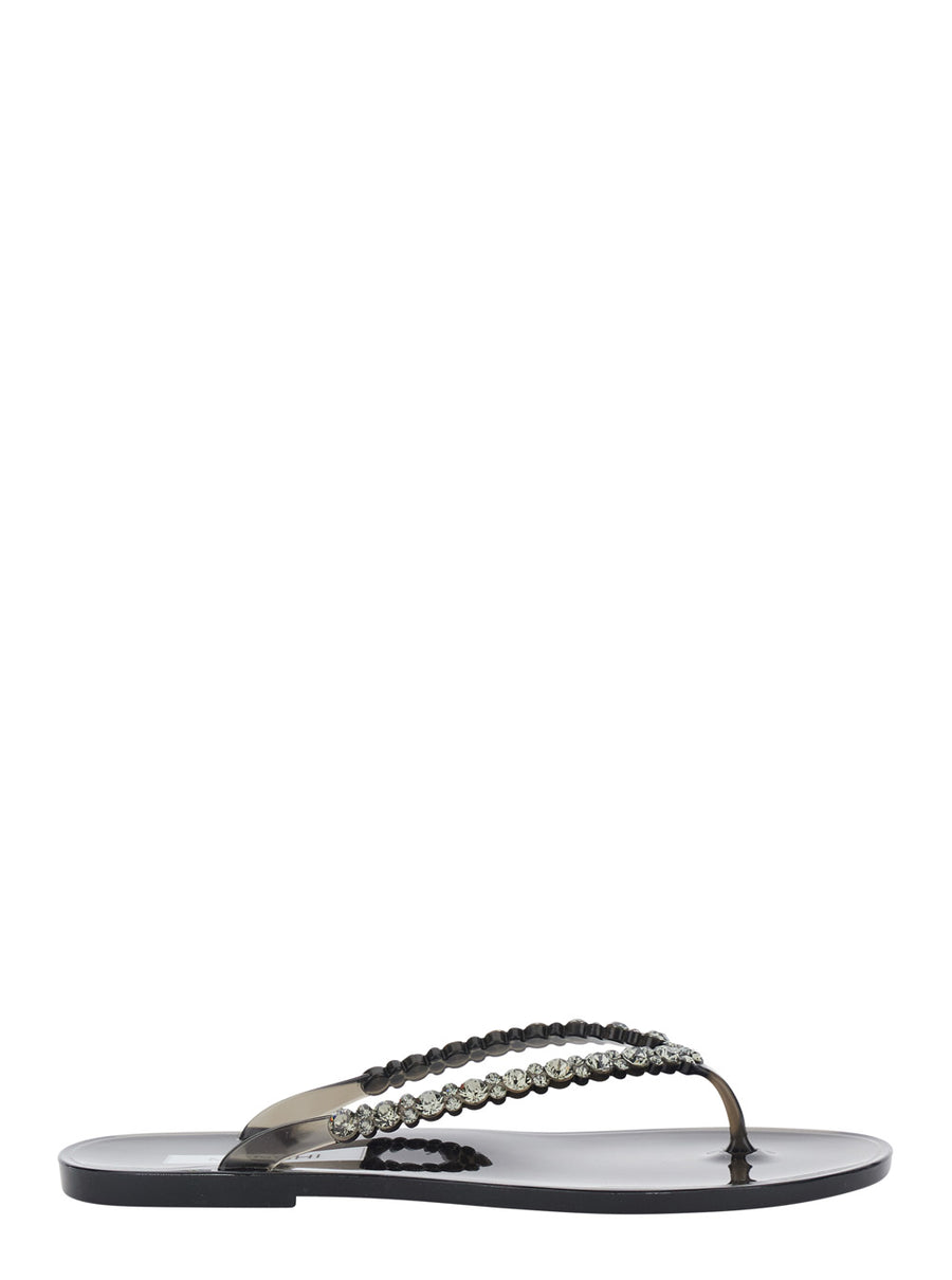Sandals Berta Black Pvc