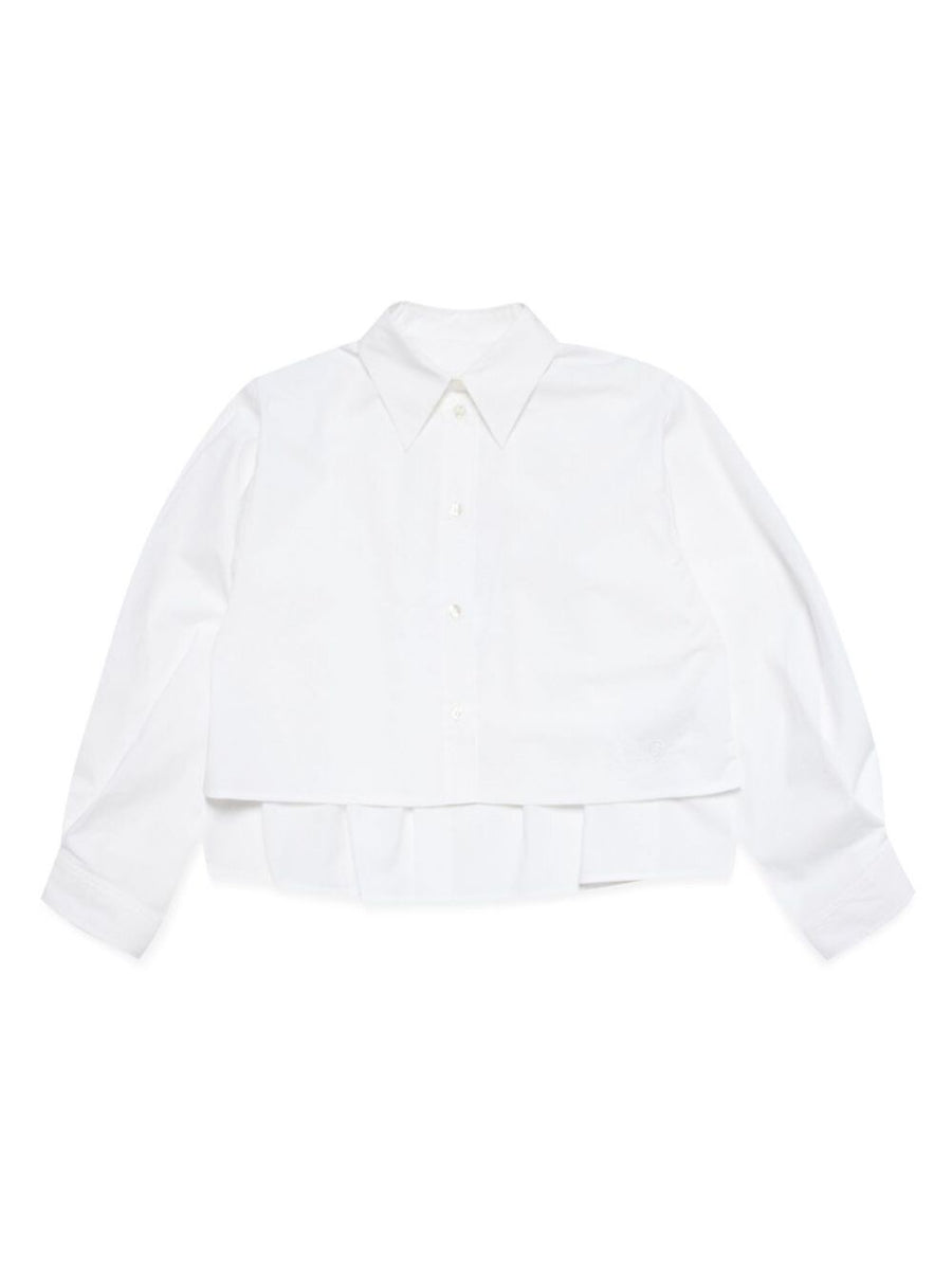 Kids Cotton Shirt White Blouses And
