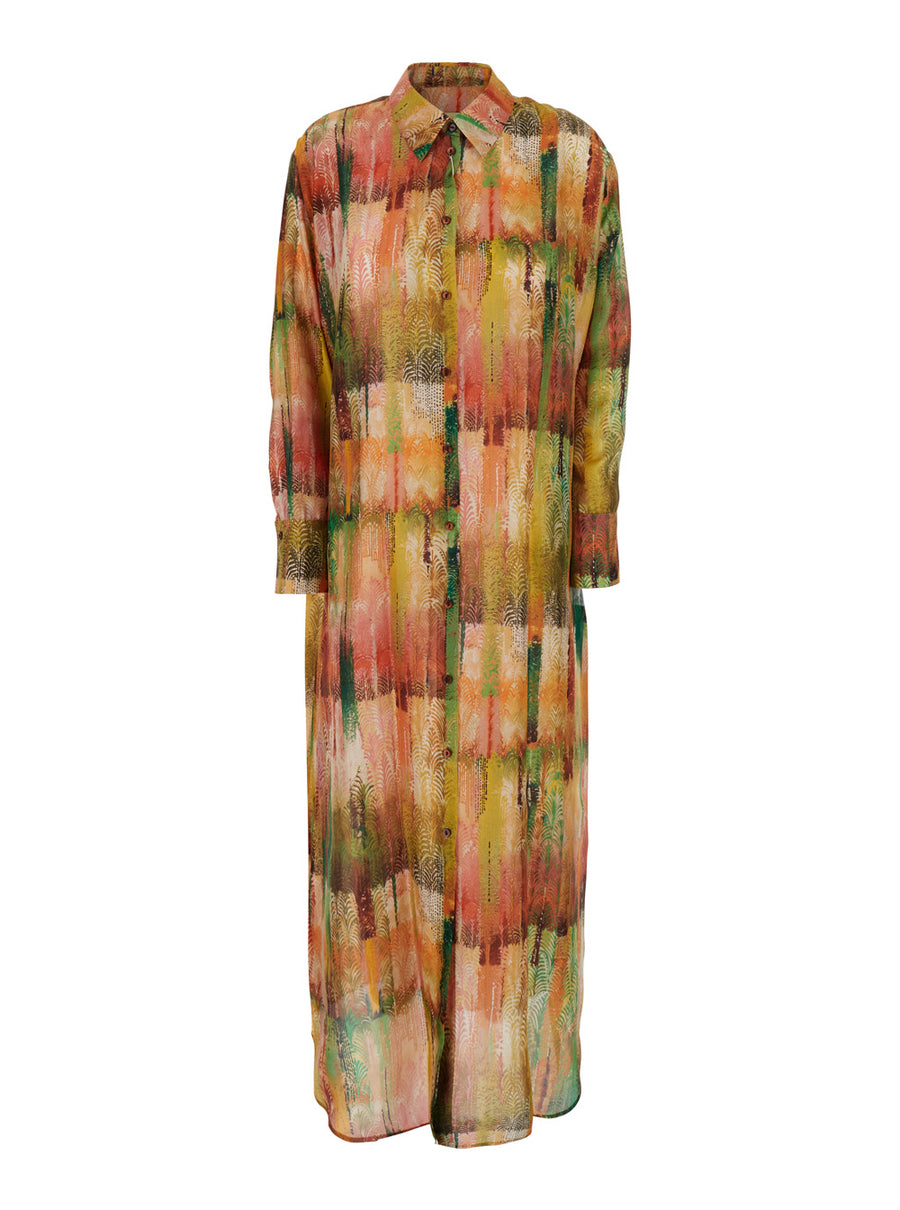Dress Jau Multicolour Silk