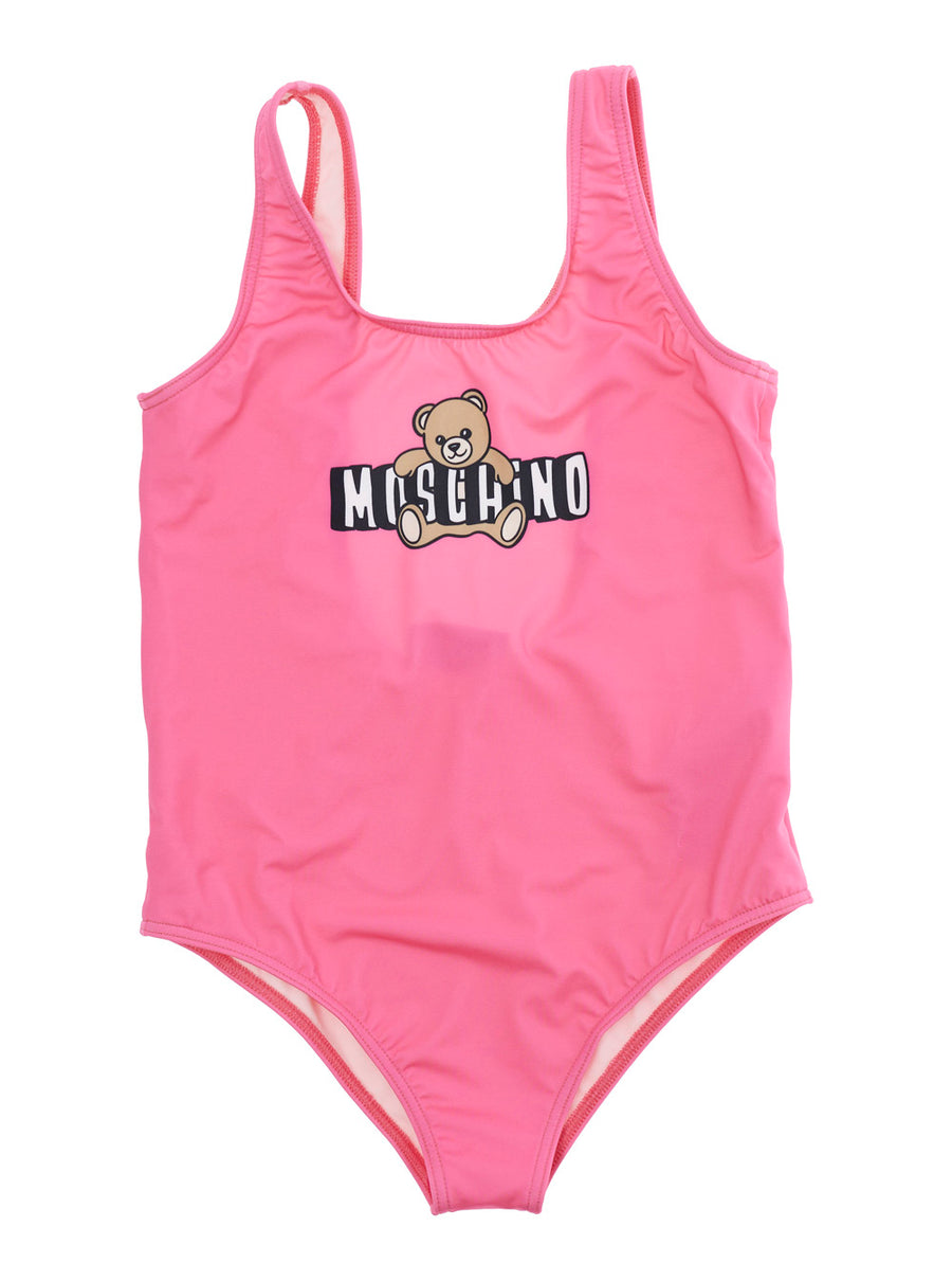 One-Piece Swimsuit Pink Polyamide Swimsuits
