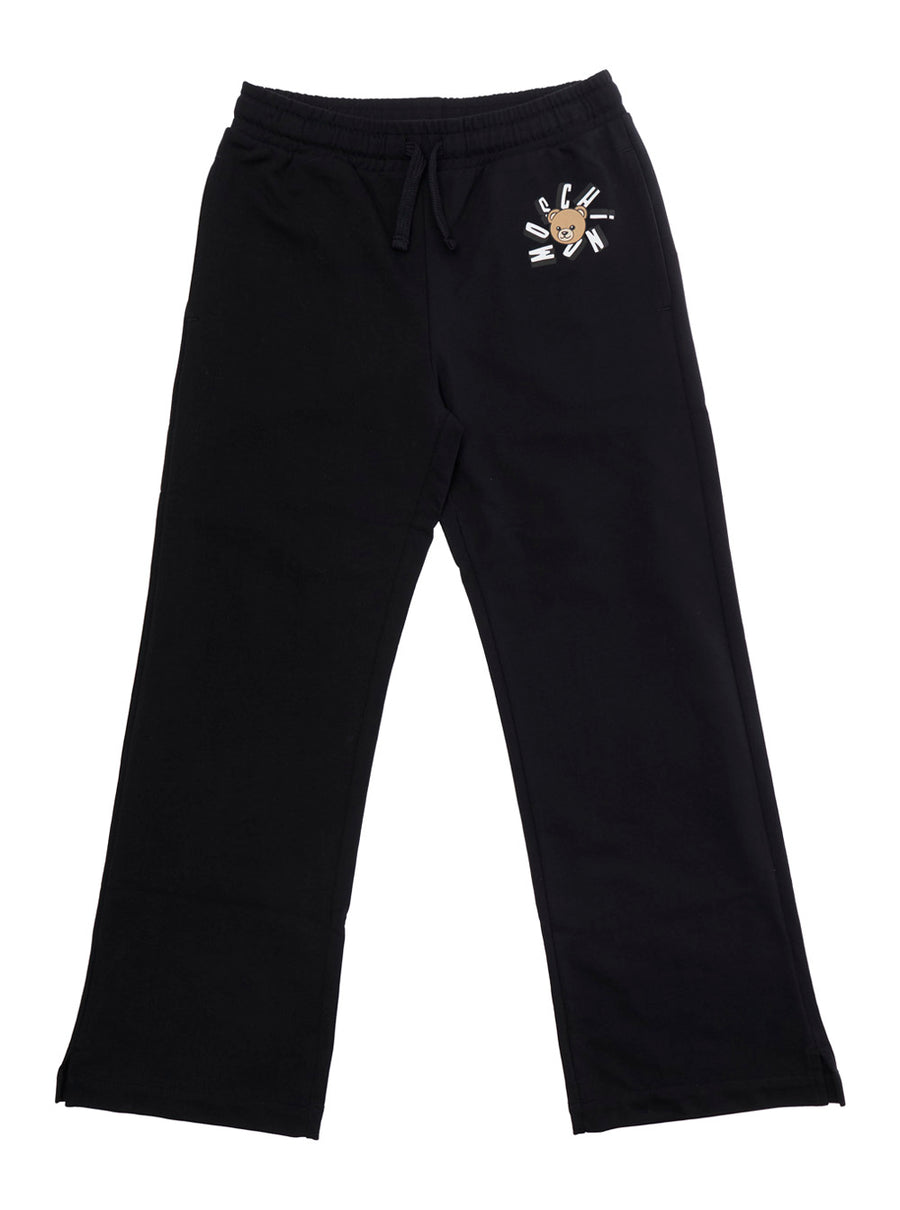 Trousers For Girls Black Cotton