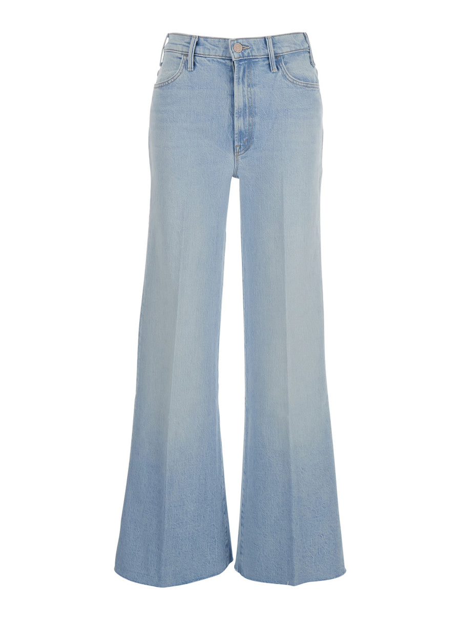 Jeans The Hustler Roller Skimp Fray Light Blue Cotton