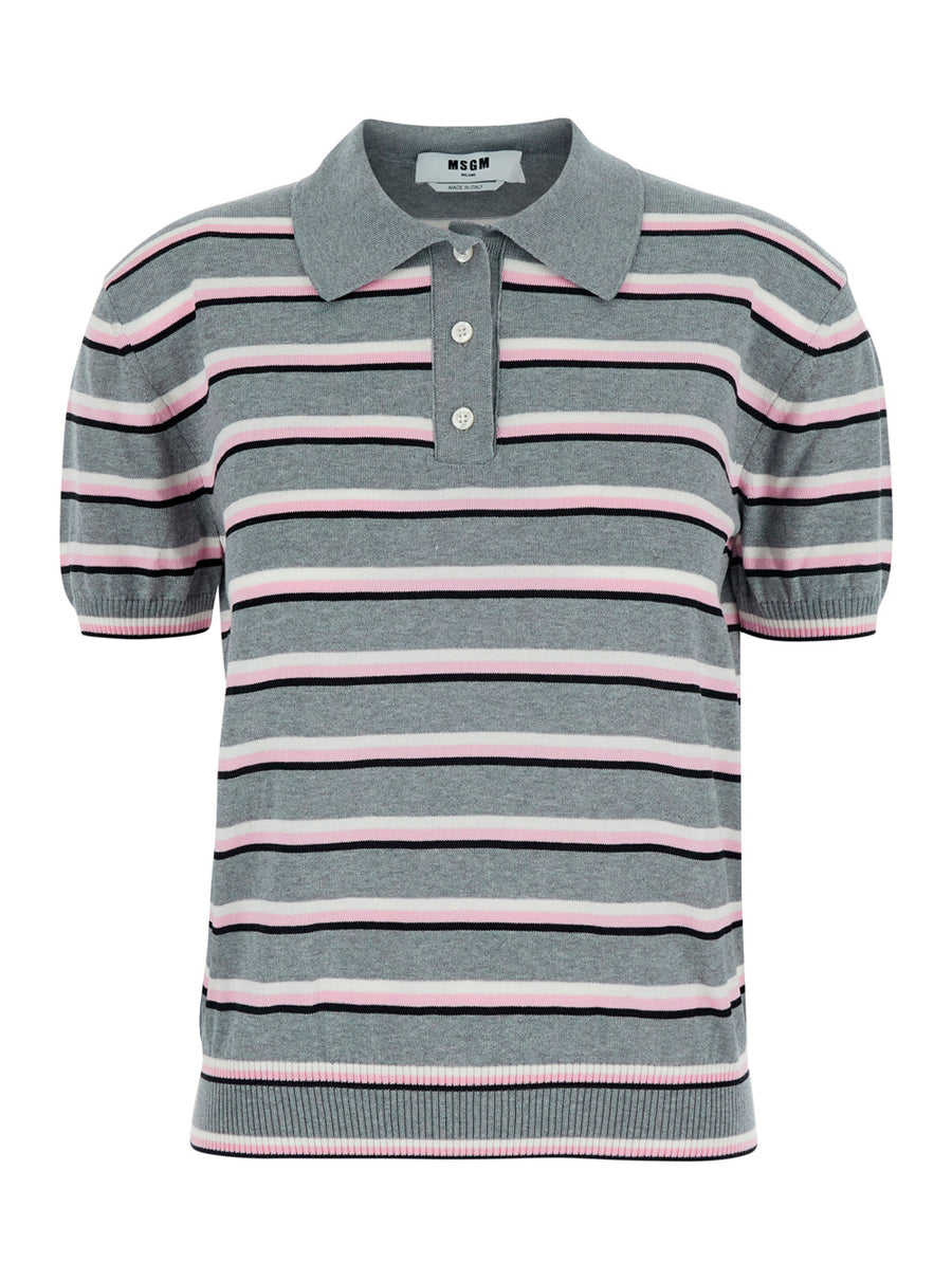 Polo Shirt Grey Cotton T-shirts & Jerseys