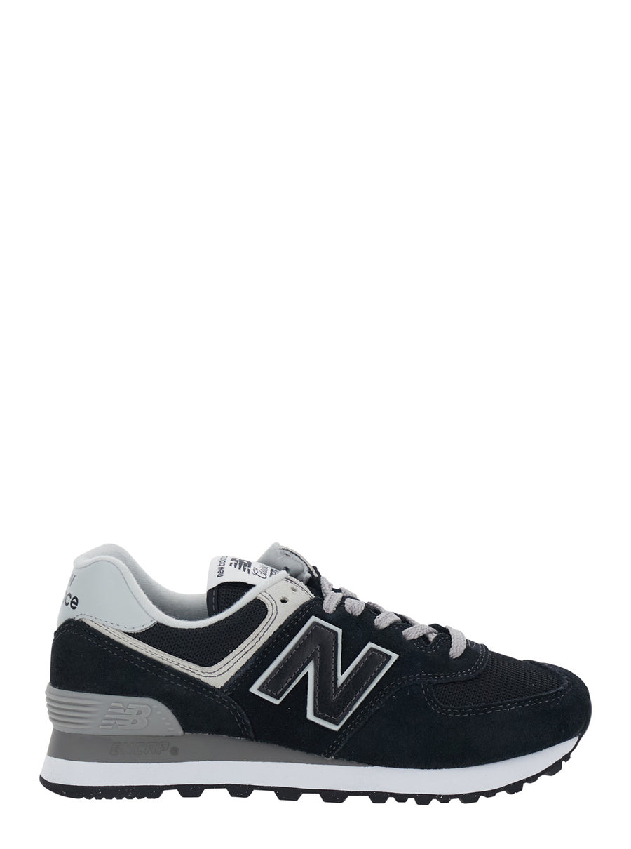 Sneakers Classic 574 Black Leather Leather/textile Trainers