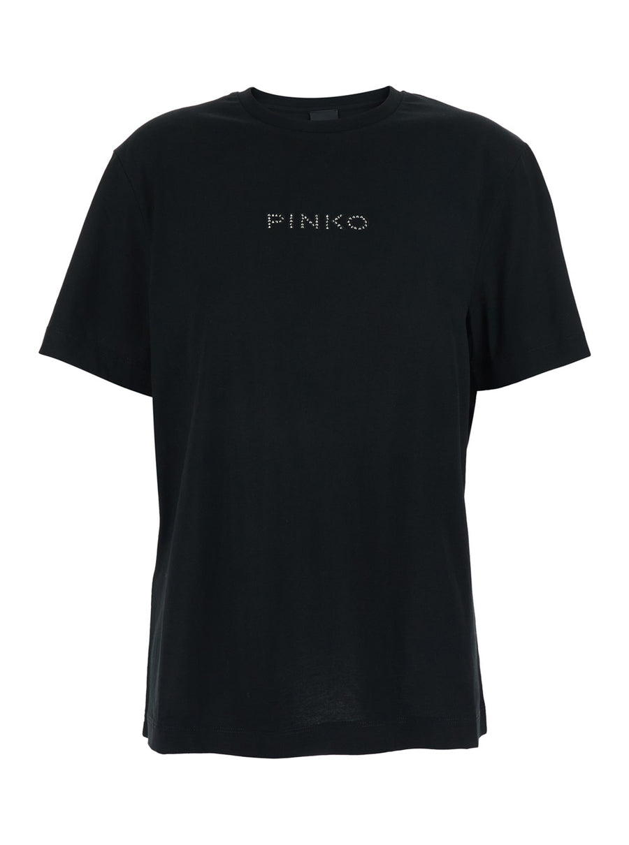 T-Shirt Crew Neck Black Cotton T-shirts & Jerseys