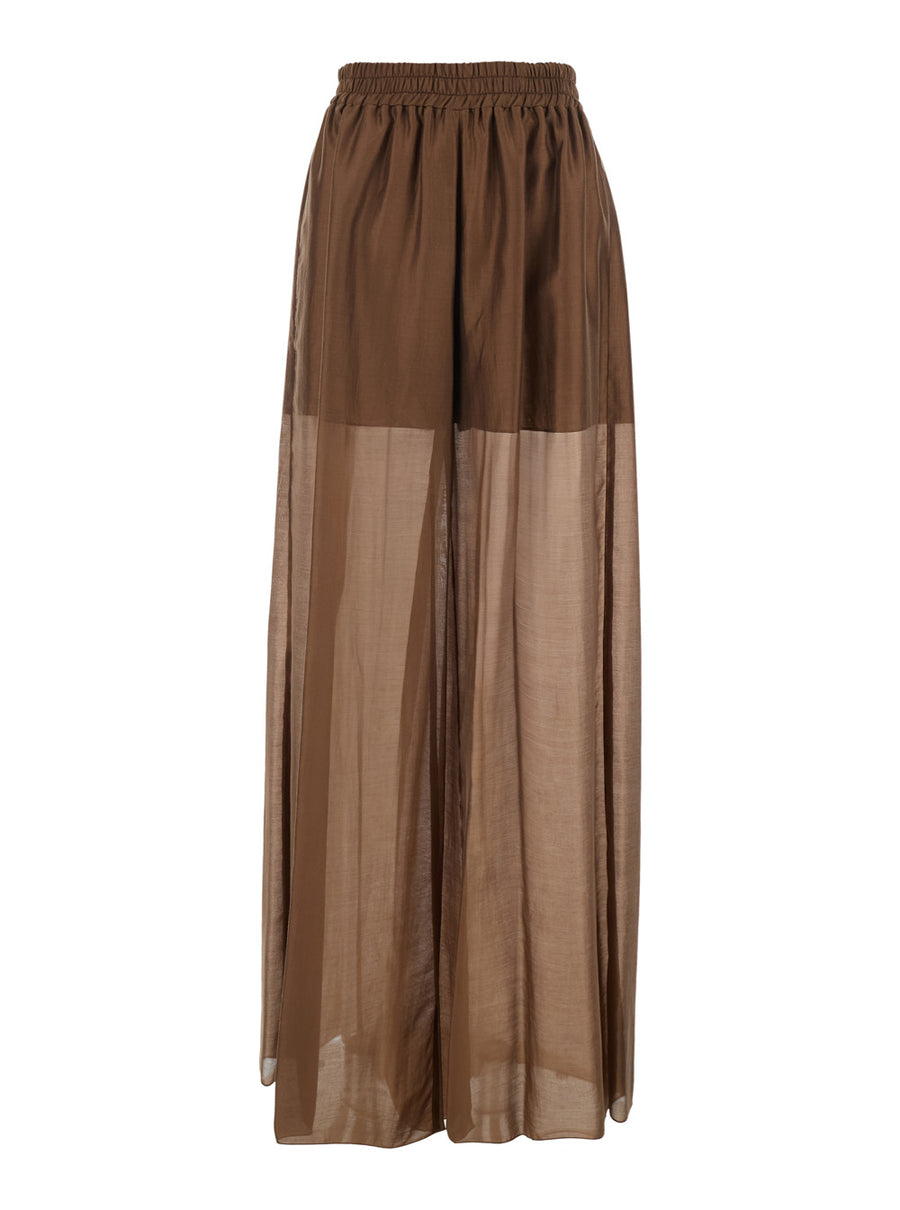 Trousers, Brown, Tech Fabric