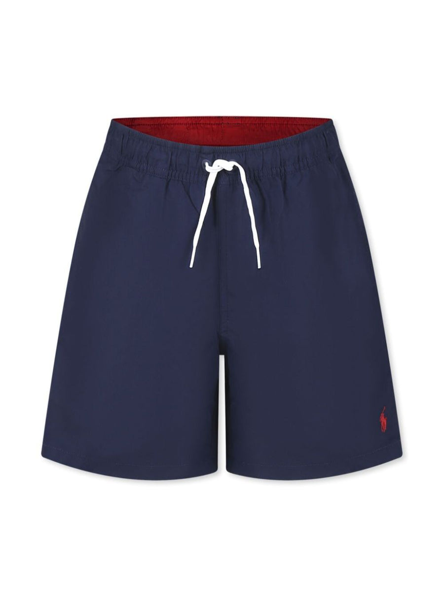 Swimsuit Blue Tech Fabric Polyester Swim Shorts & Trunks