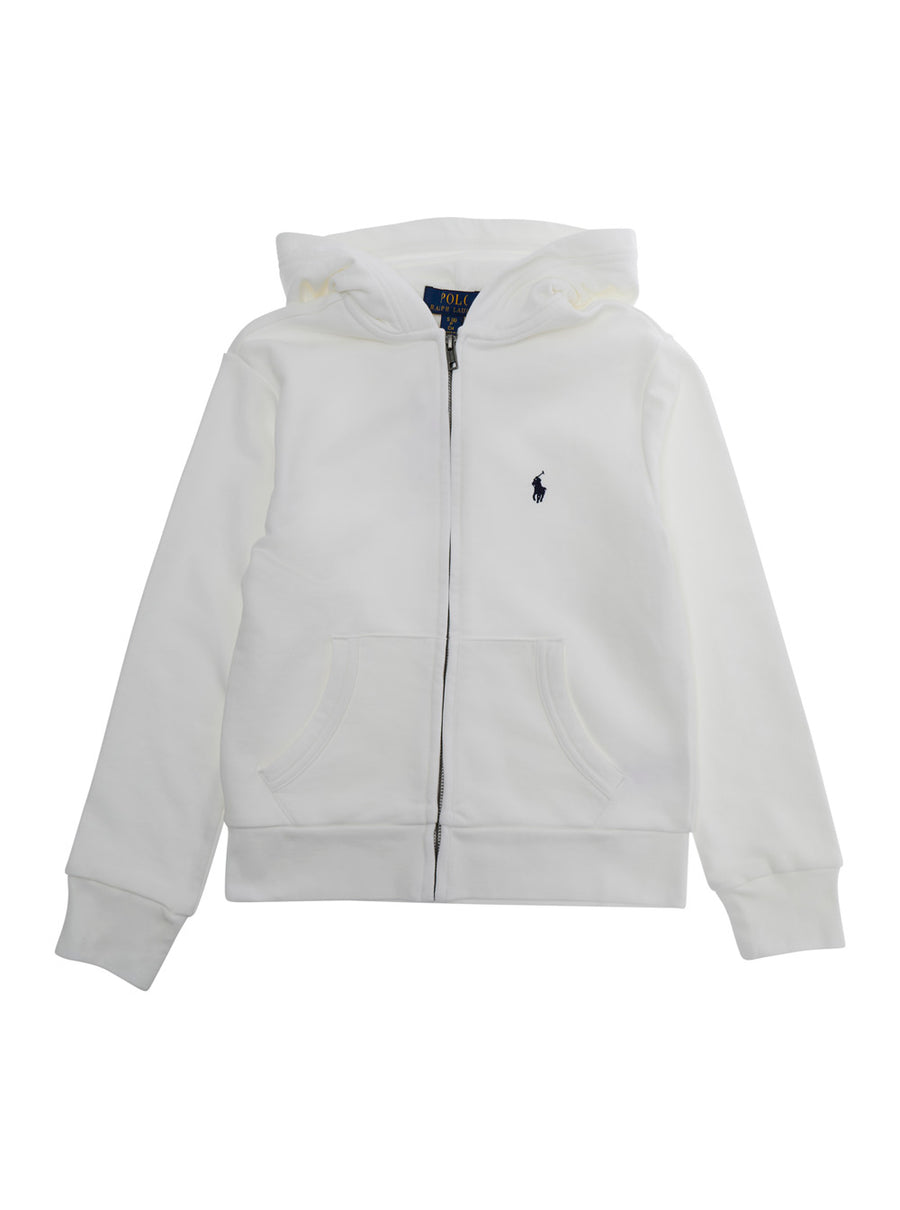 Hoodie White Cotton Hoods & Sweatshirts