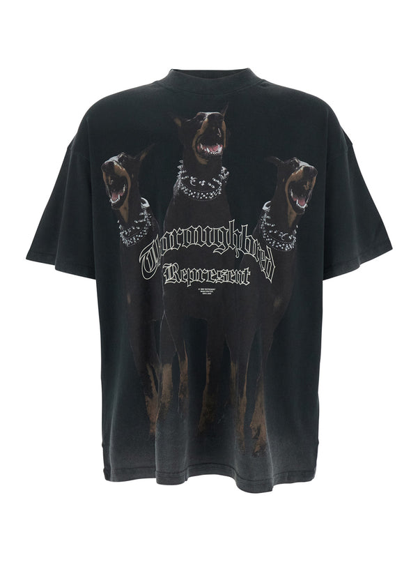 T-Shirt Thoroughbred Black Cotton T-shirts