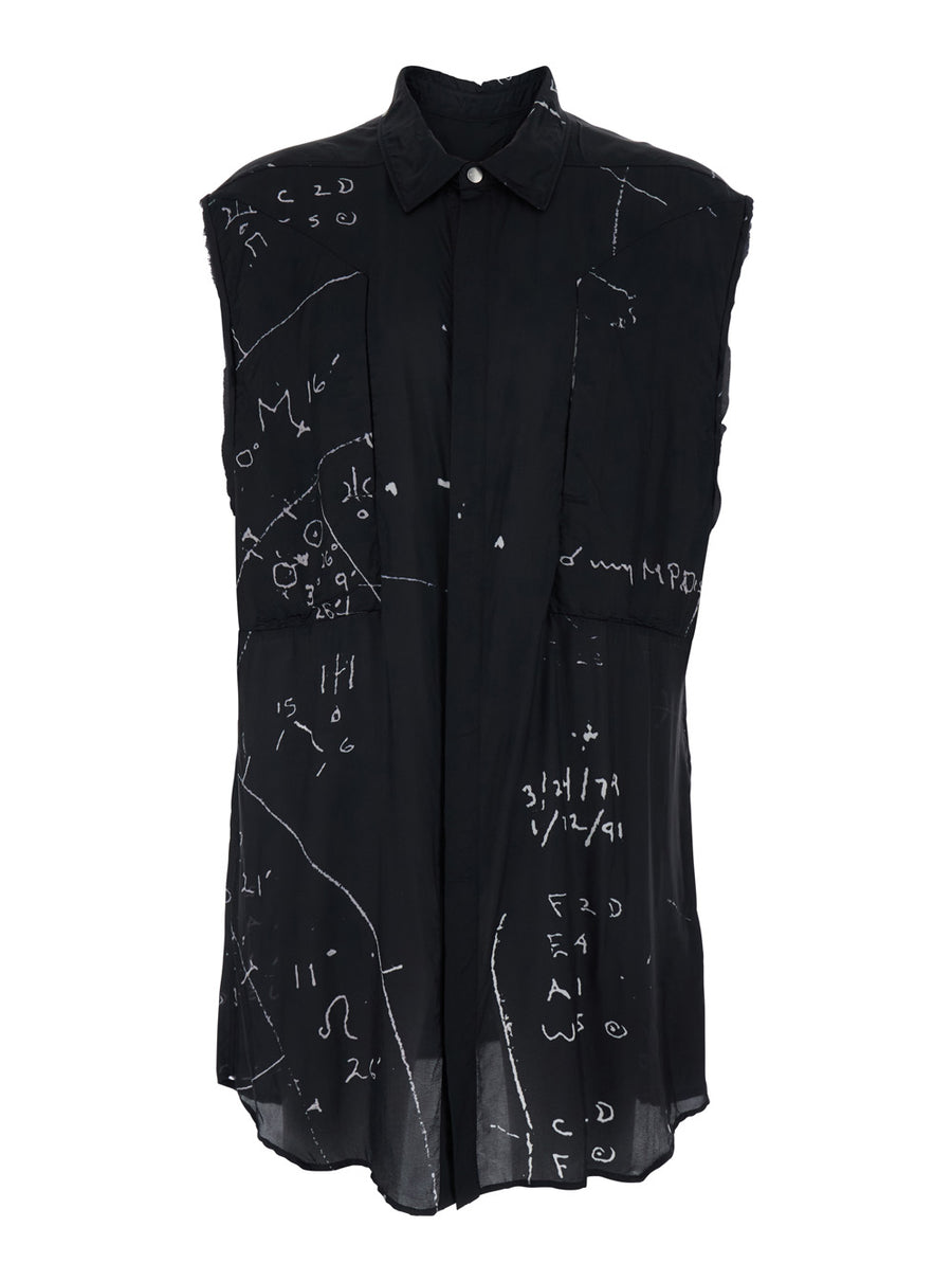 Shirt Black Viscose Blend