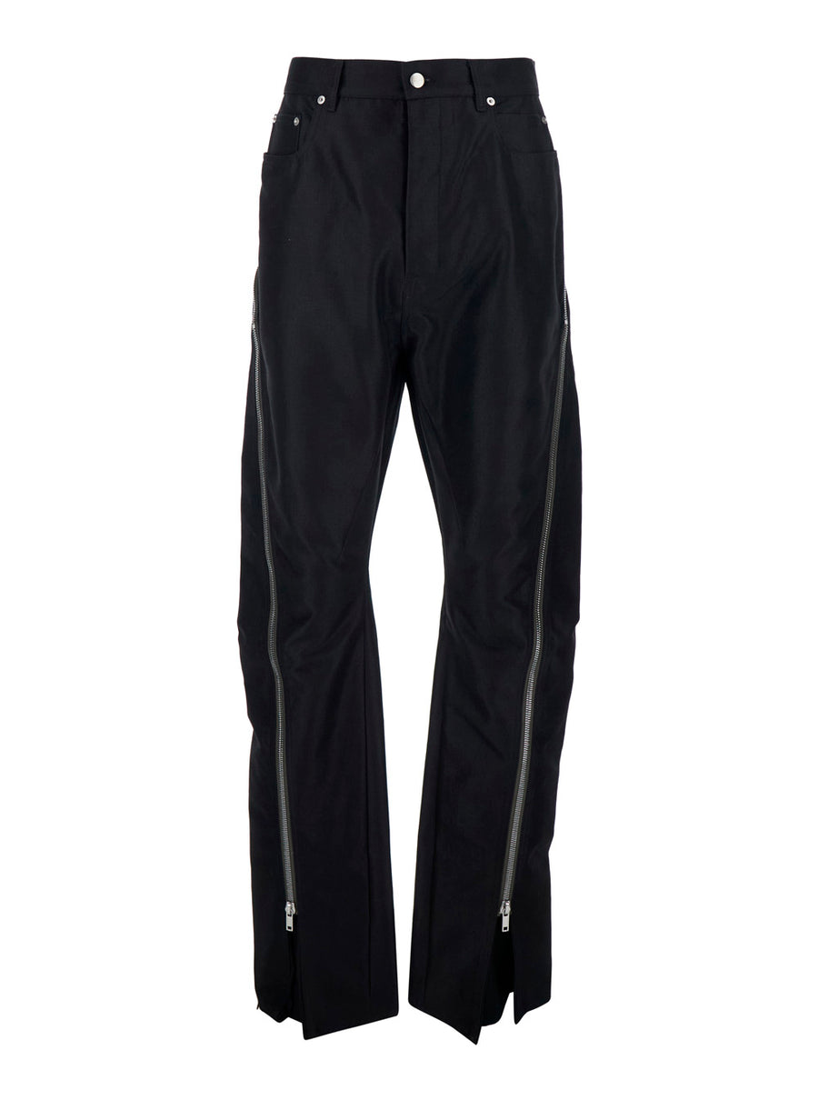 Pants Bolan Banana Black Stretch Cotton Trousers