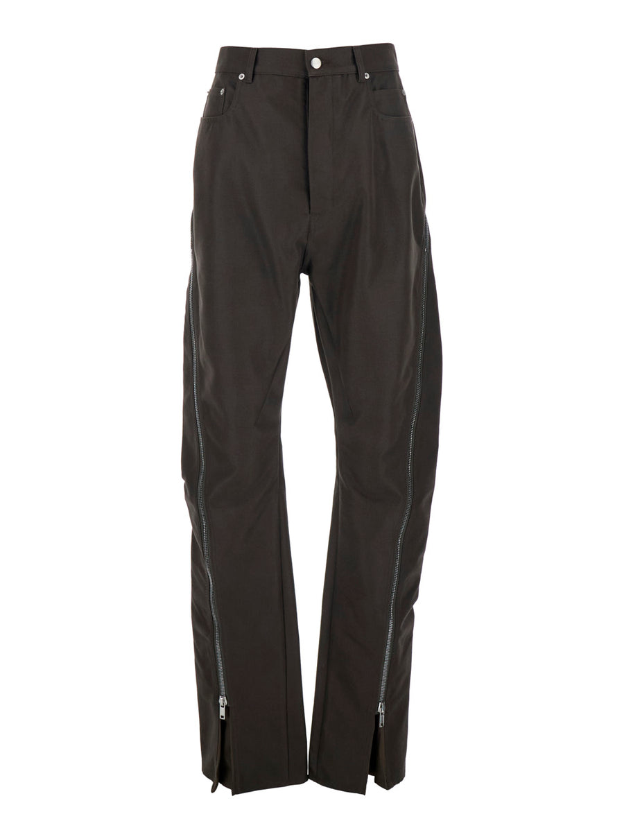 Pants Bolan Banana Brown Stretch Cotton Trousers