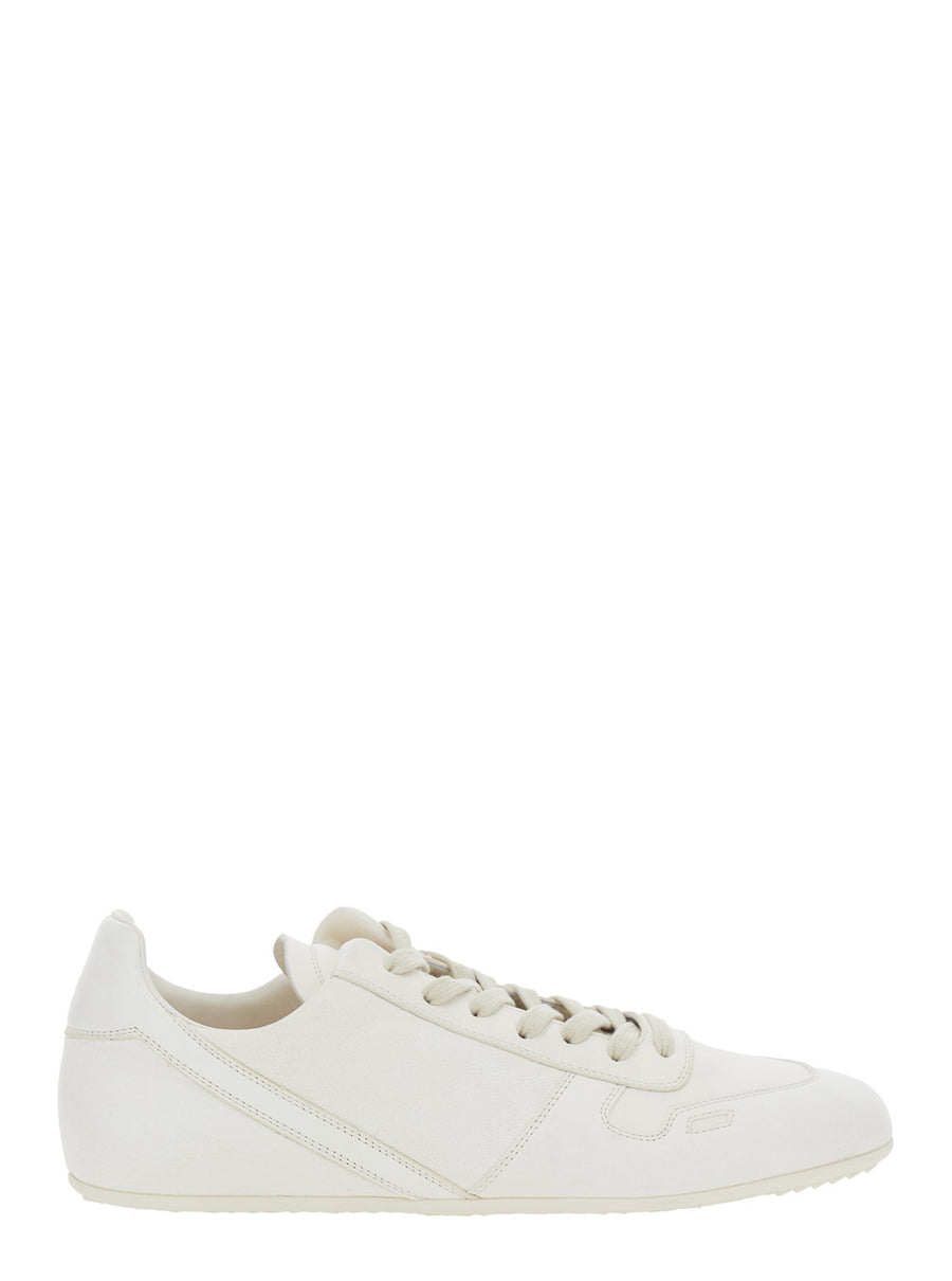 Low Top Sneaker Ru01f2889 White Leather Lamb Trainers