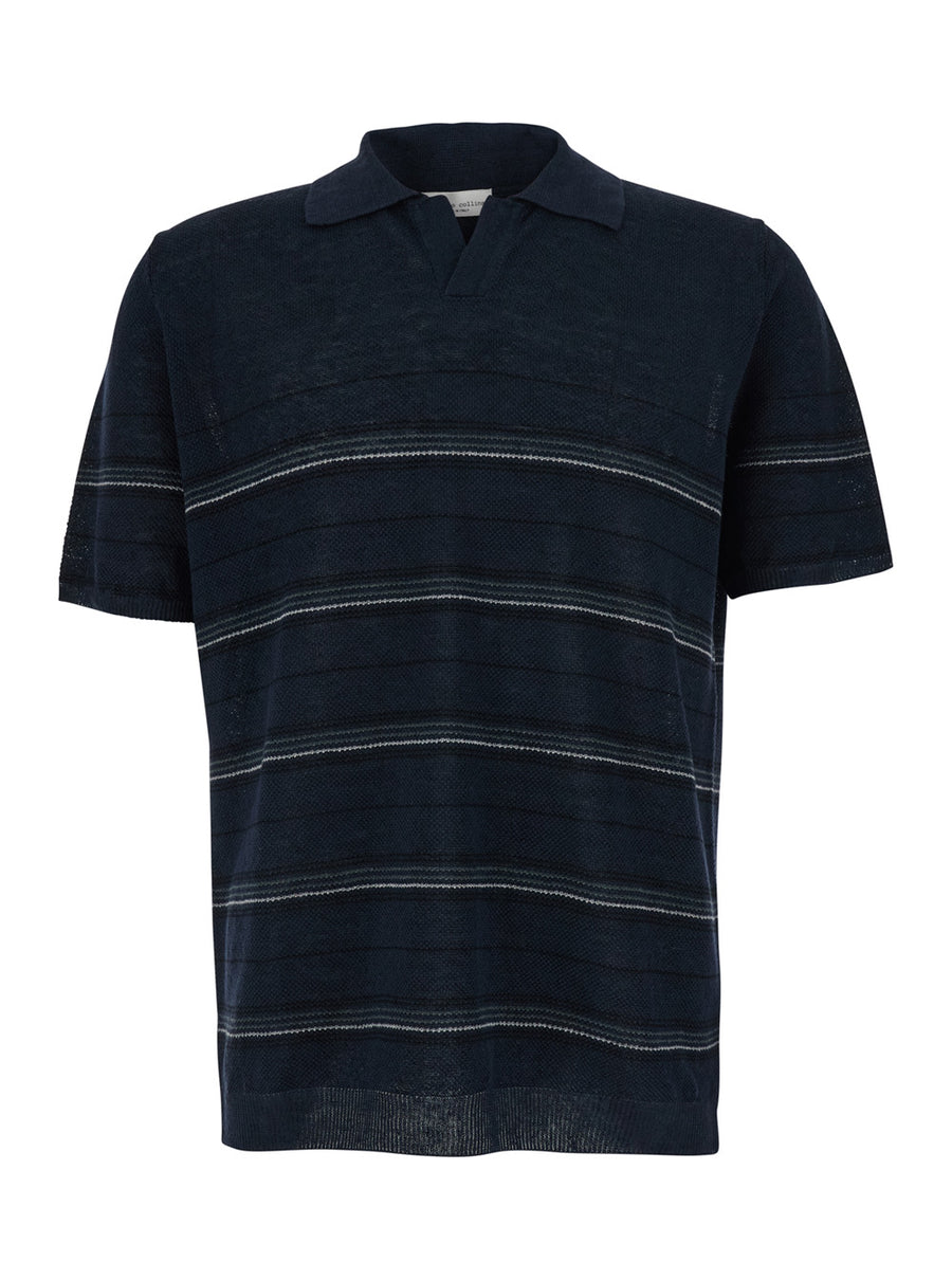 T-Shirt Riga Cotone Blue T-shirts