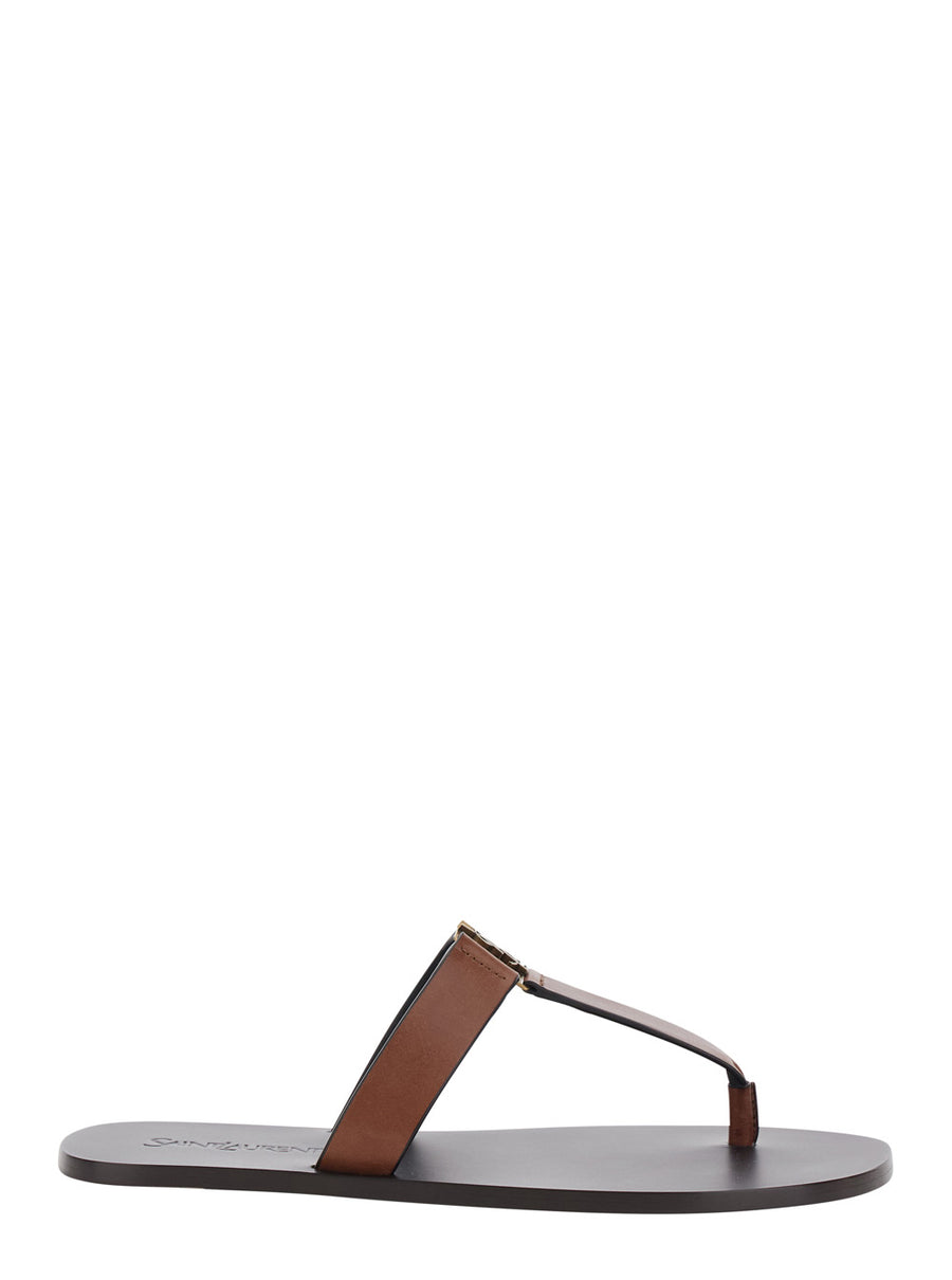 Sandals Babylone Brown Leather Calf