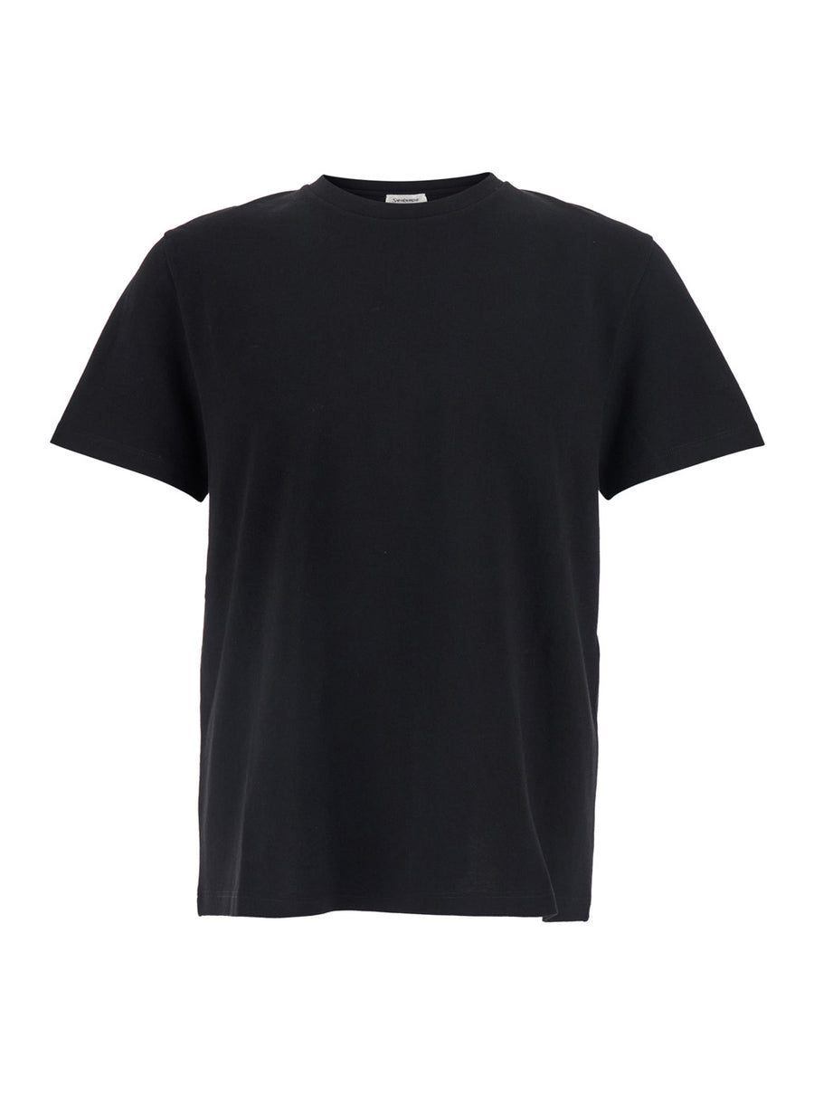 T-Shirt Round Neck Black Cotton T-shirts