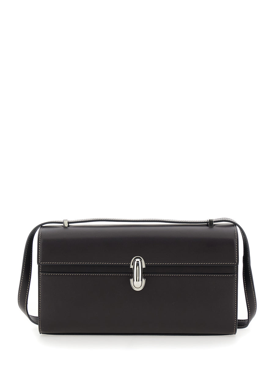 Shoulder Bag Simmetry Brown Leather