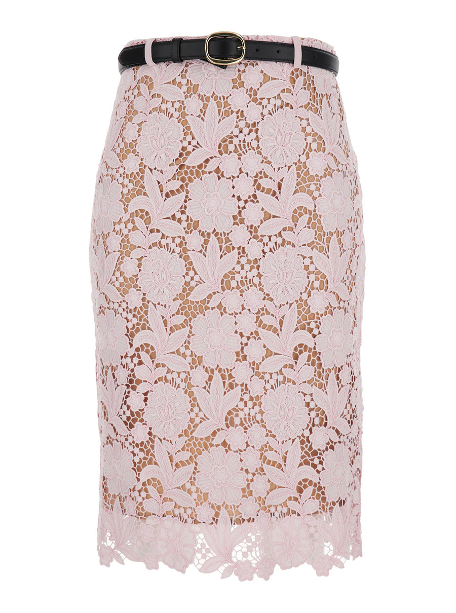 Dress Pink Lace Skirt