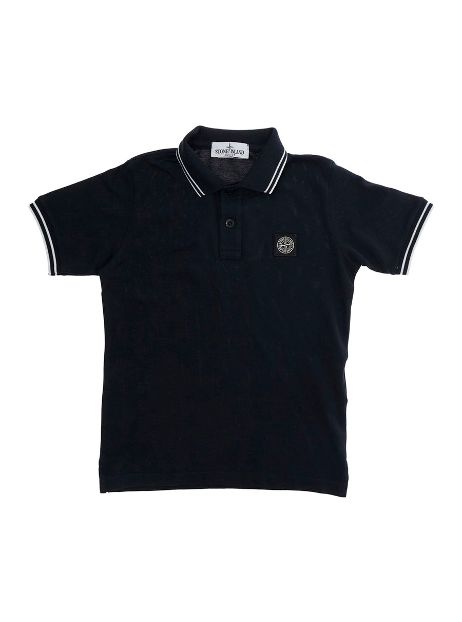 Kids Polo Shirt Blue Stretch Cotton T-shirts