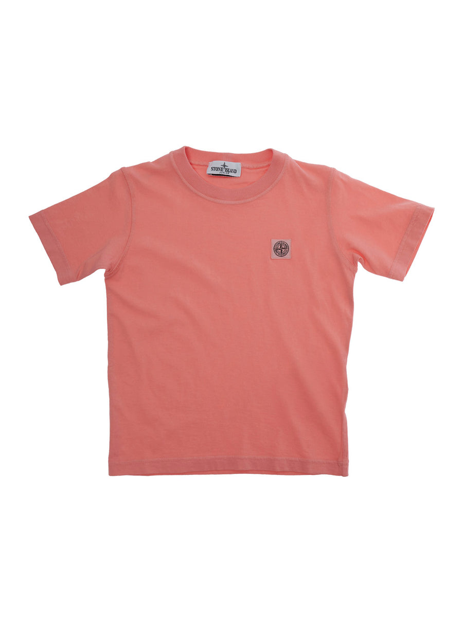 Crew Neck T-Shirt Pink Cotton T-shirts