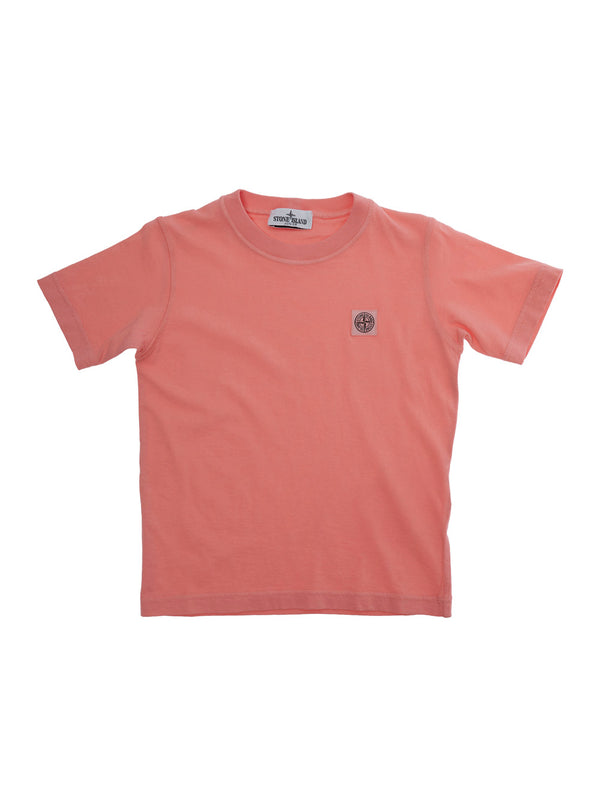 Crew Neck T-Shirt Pink Cotton T-shirts