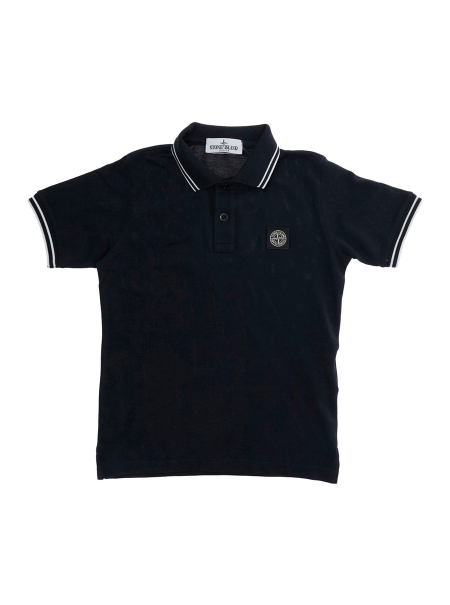 Kids Polo Shirt Blue Cotton T-shirts