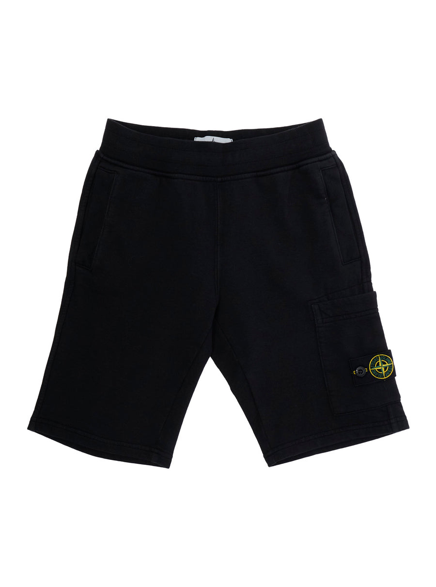 Bermuda Shorts Black Cotton