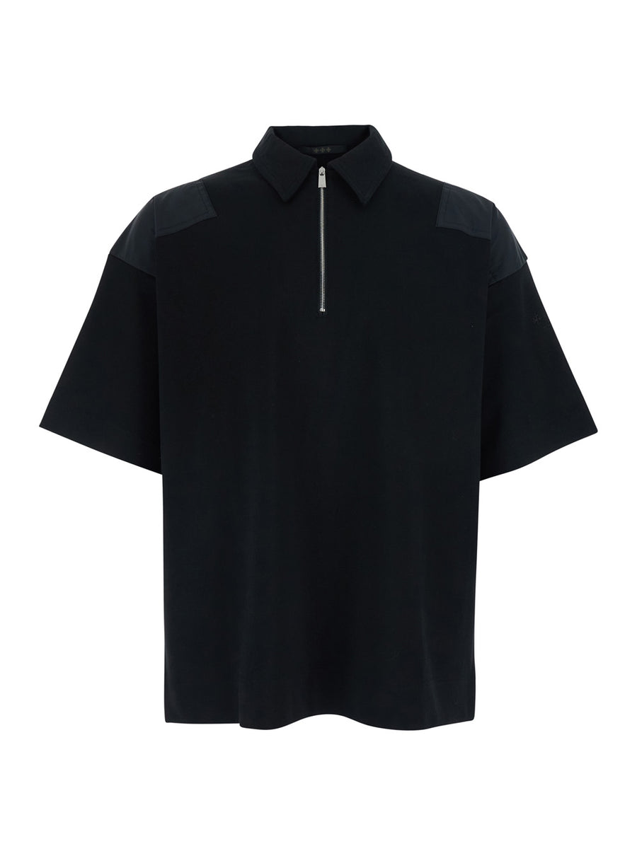 Mens T-Shirt Telemo Black Cotton T-shirts