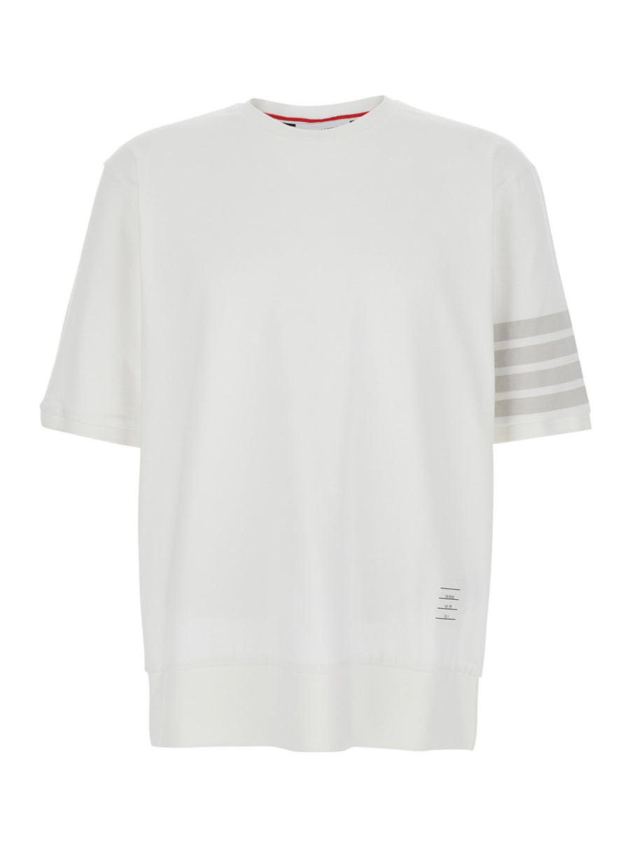 T-Shirt Classic Collar White Cotton T-shirts