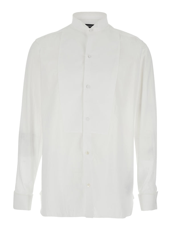 Long-Sleeved Shirt White Cotton
