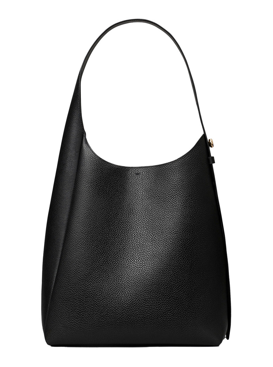 Shoulder Bag Rony Black Leather Cowhide