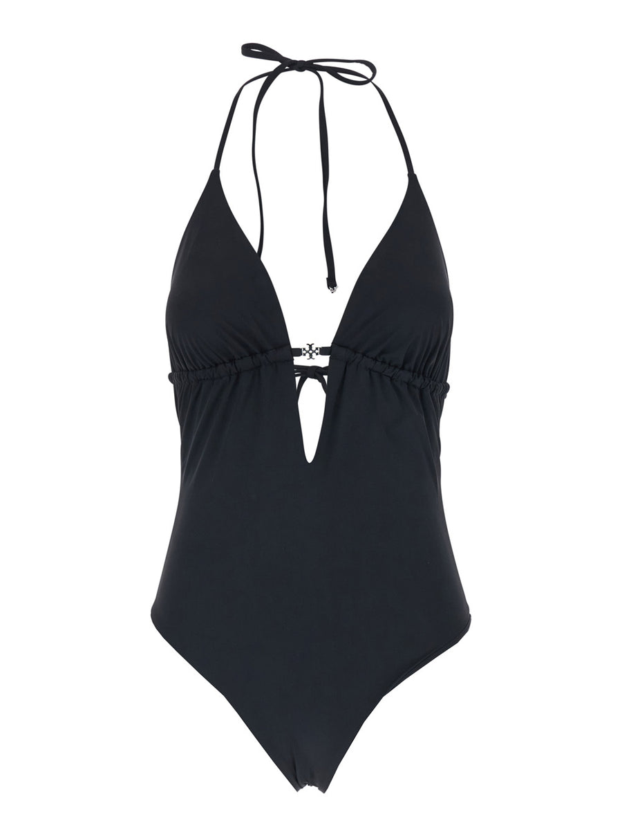 One-Piece Swimsuit Black Swimwear