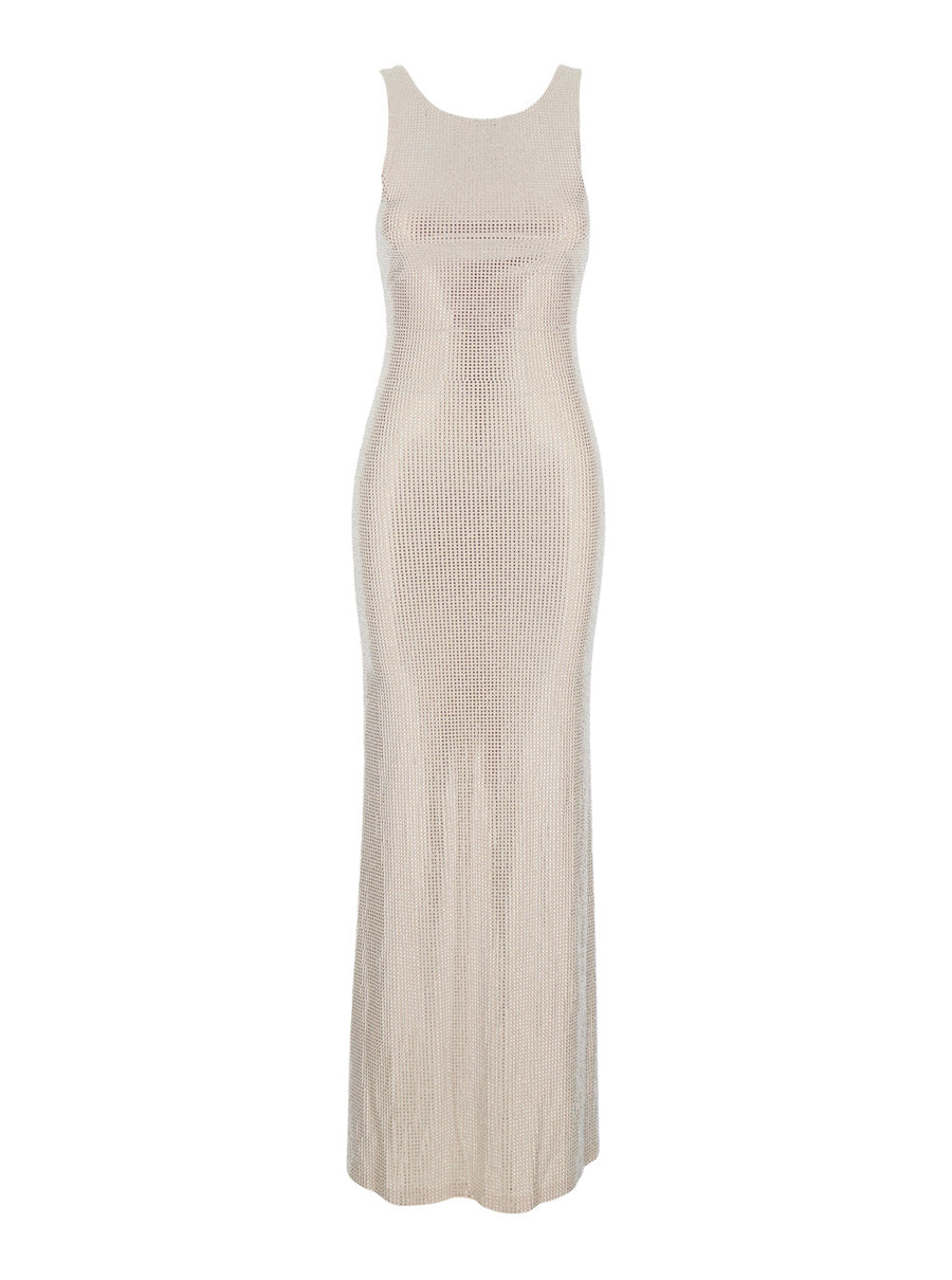 Long Dress Helios Pink Sequins