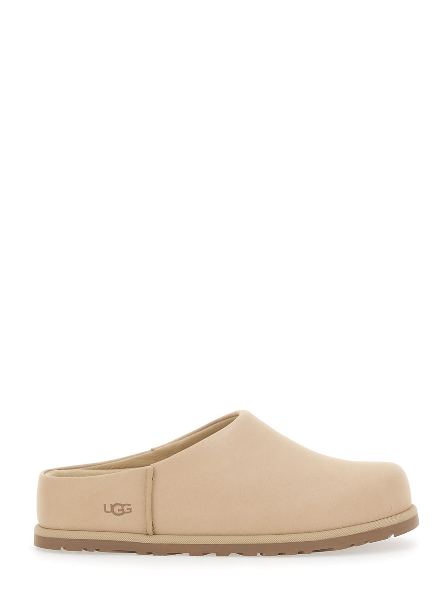 Clogs Otzo Leather Beige Shoe
