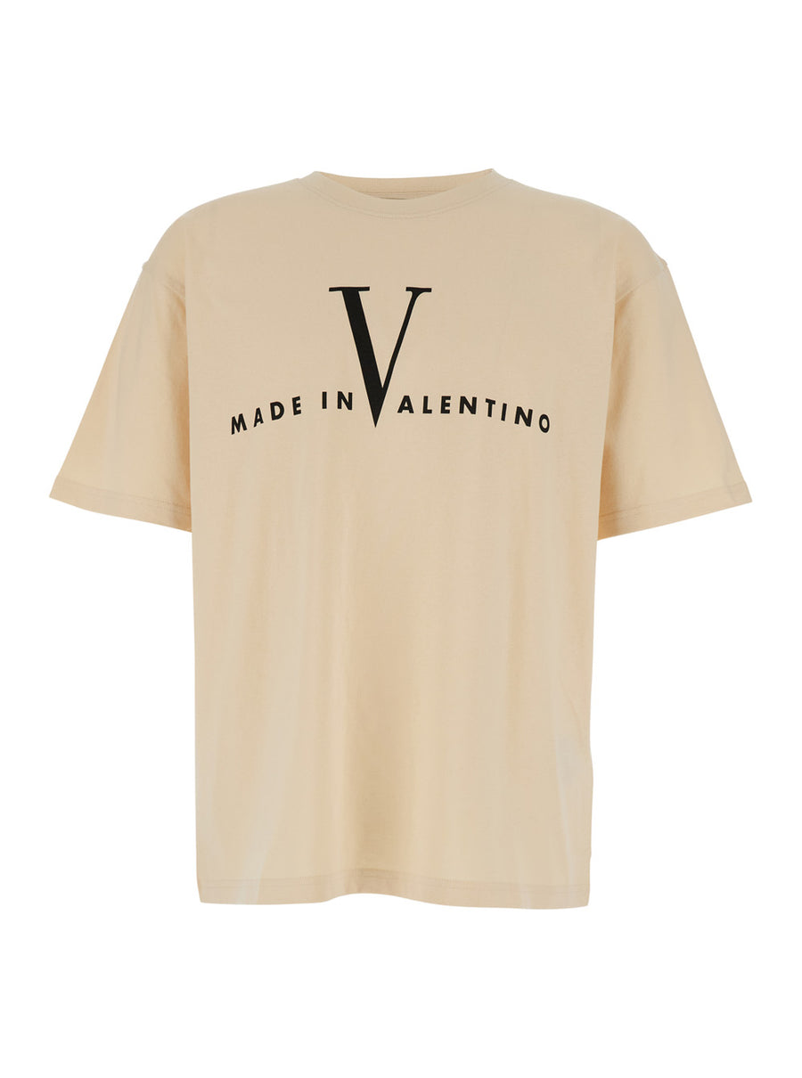T-Shirt Beige Cotton T-shirts
