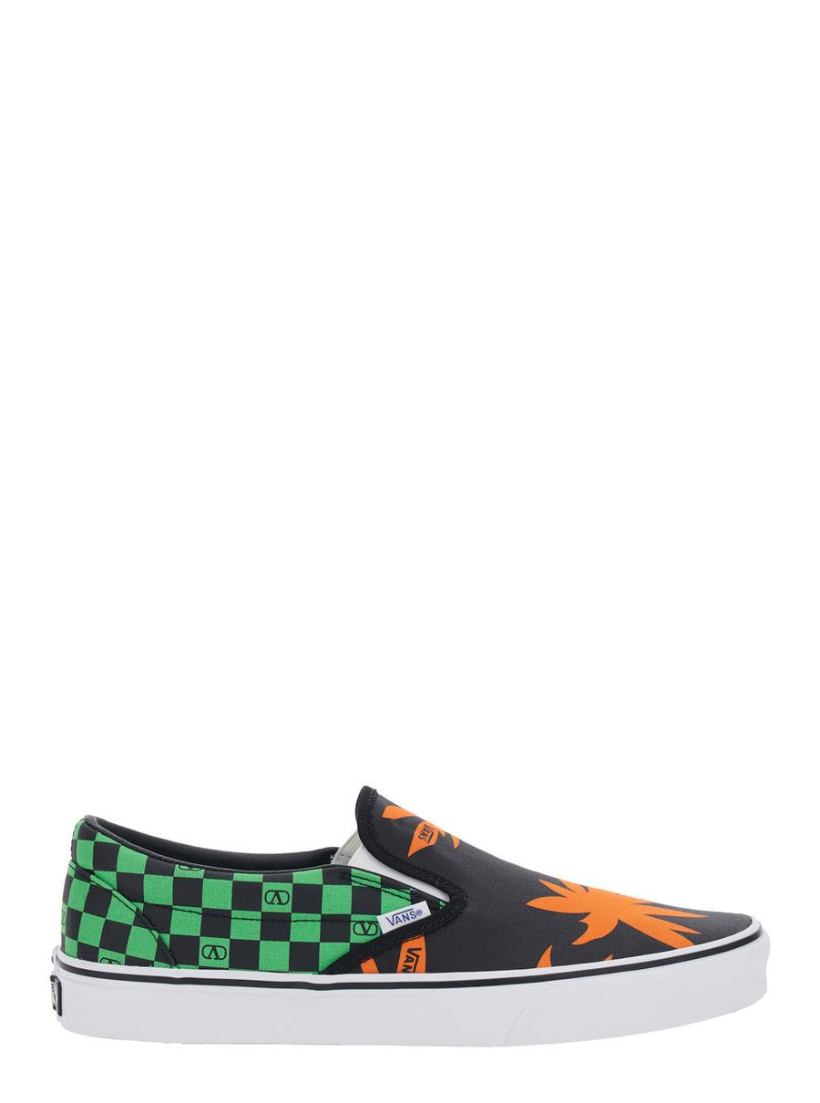 Low Top Sneaker Multicolour Cotton Trainers