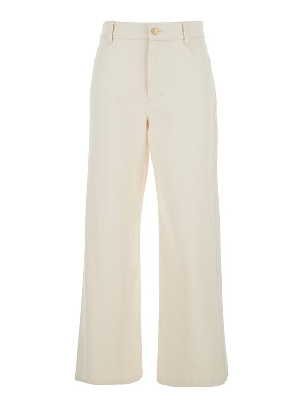 Jeans Zarina White Denim Cotton