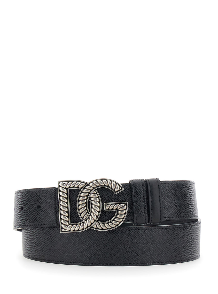 Leather Belt Black Calfskin