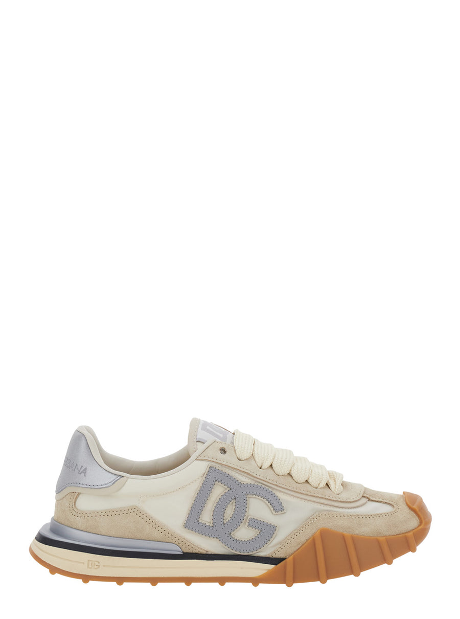 Sneakers White Leather Lambskin Trainers