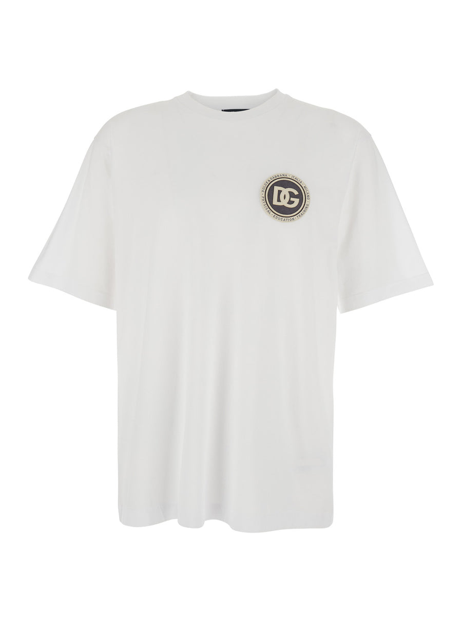 T-Shirt Crew Neck White Cotton T-shirts