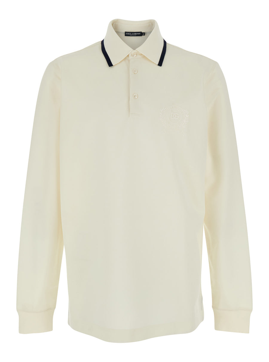T-Shirt Ml Piquet White Polyester T-shirts